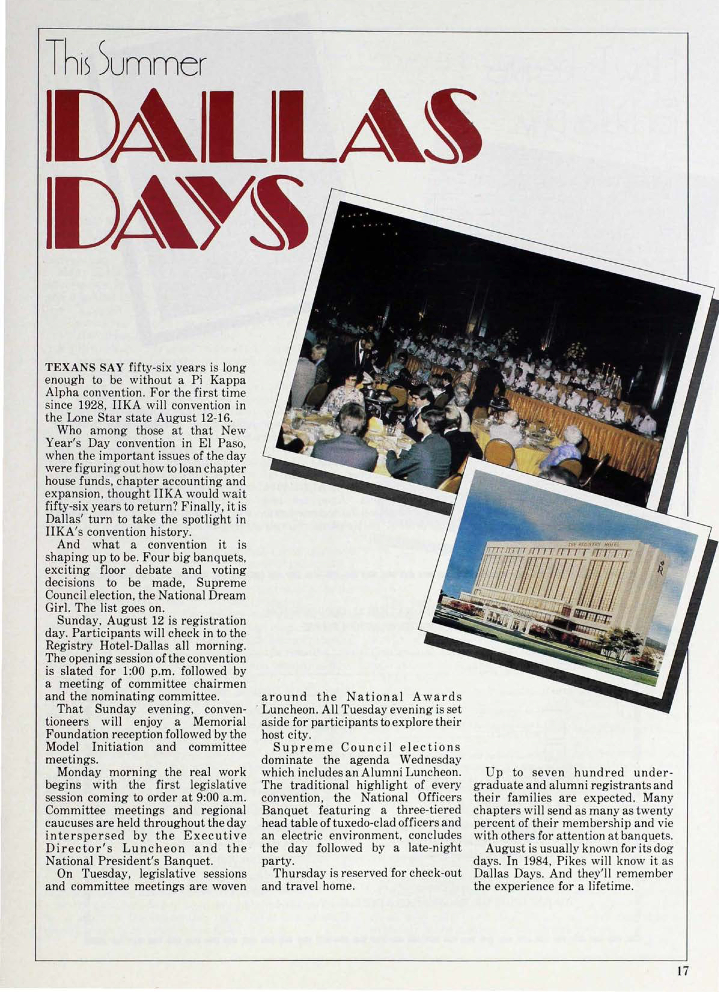 The Summer Dallas Days